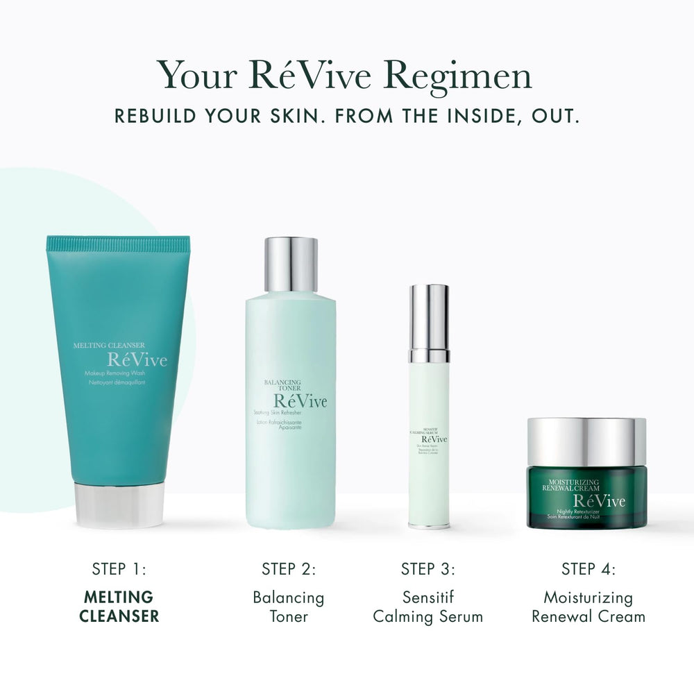 RéVive Melting Face Cleanser calendula soothing cleanse for sensitive skin.