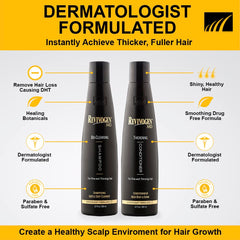 Revivogen MD Bio-Cleansing Shampoo lather close-up supports healthier scalp environment