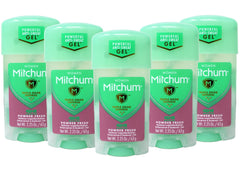REVLON Mitchum Gel bottle pour for all-day freshness.