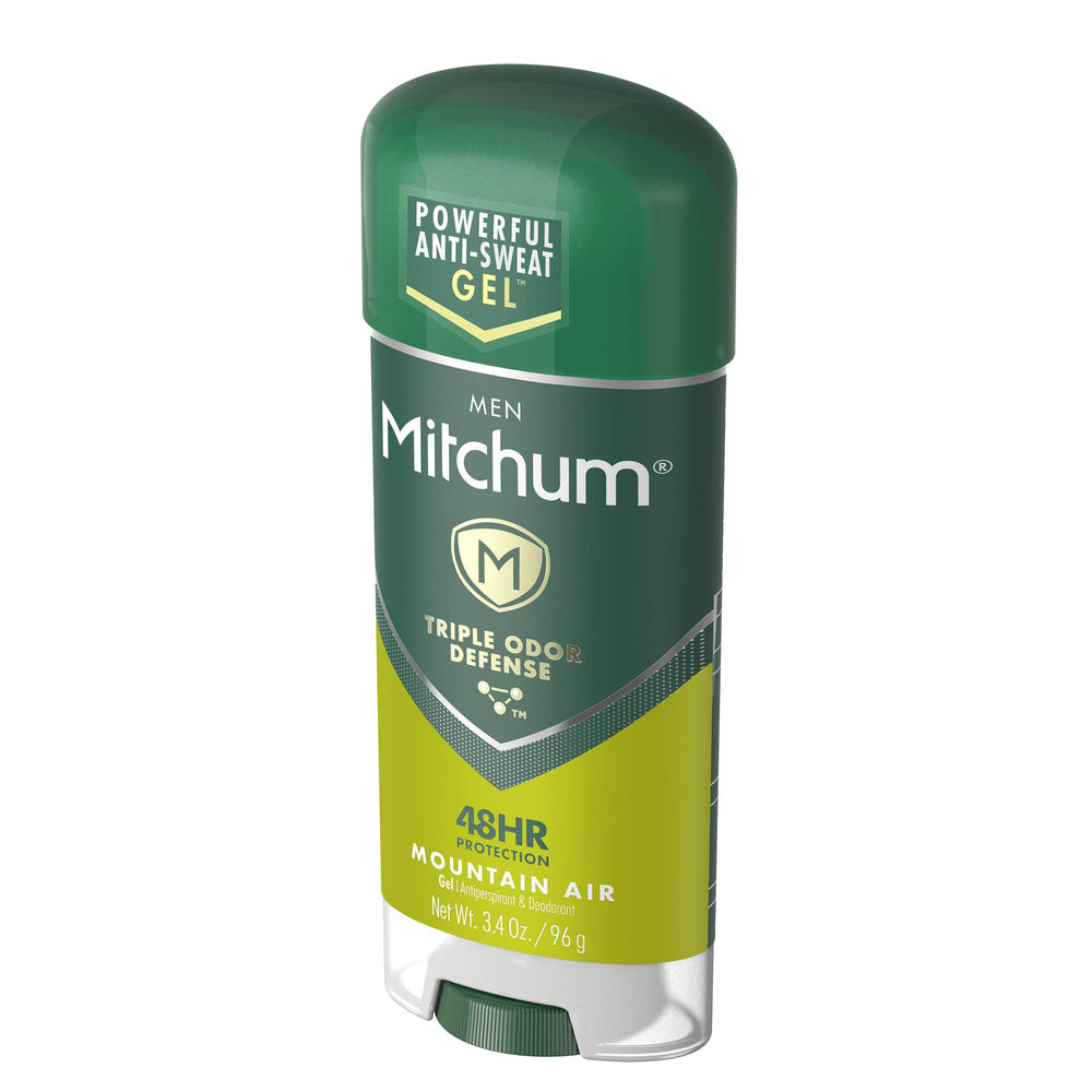 REVLON Mitchum Mountain Air clear gel dries quickly with a fresh scent