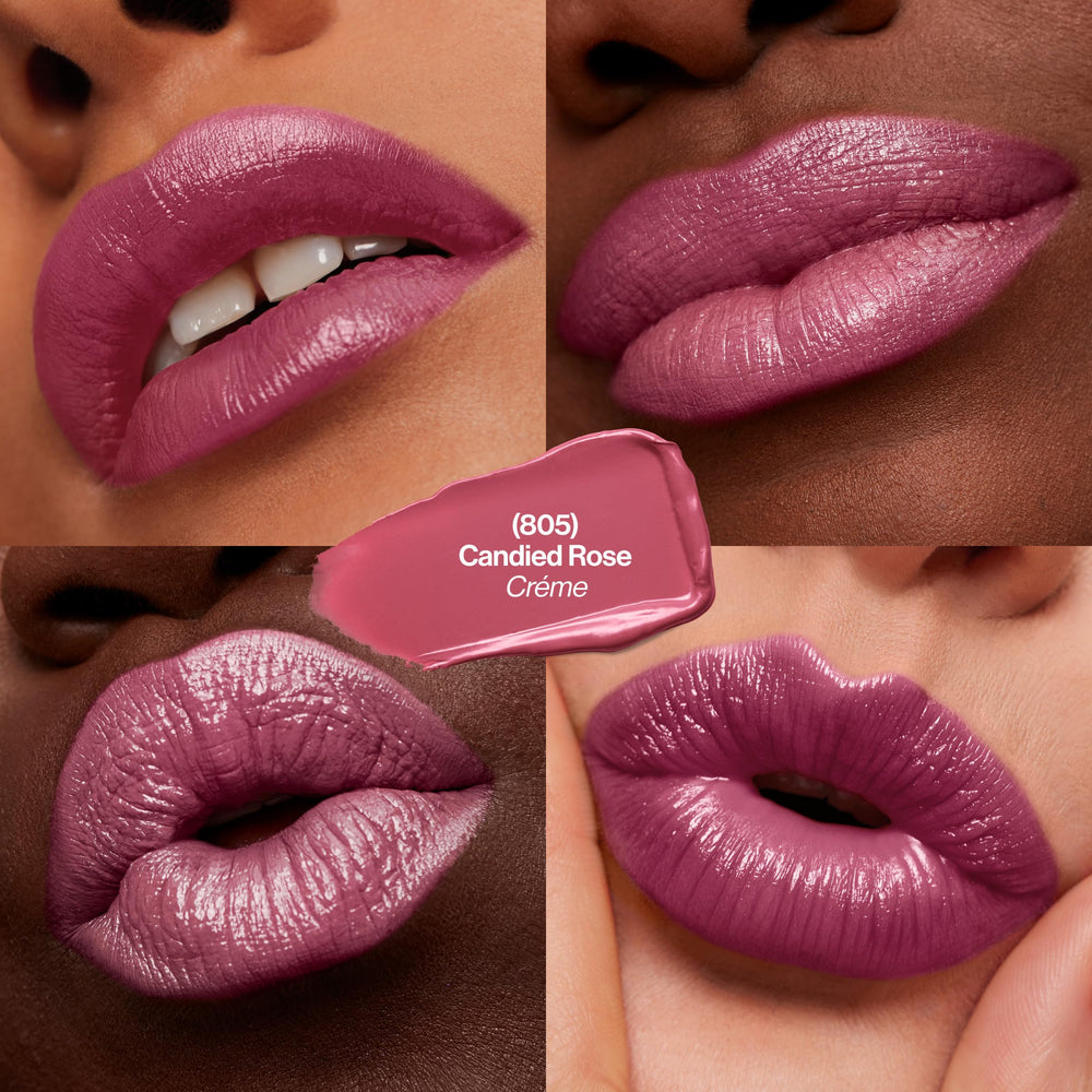 REVLON Super Lustrous Lipstick application on lips shows comfortable wear