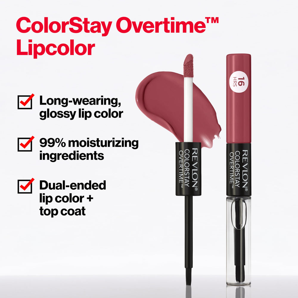 Revlon Vitamin E conditioning base shows nourishing feel before lip color.
