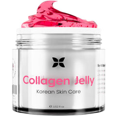 REVOMADIC REVO Collagen Jelly bottle pour showing easy hydration and silky texture
