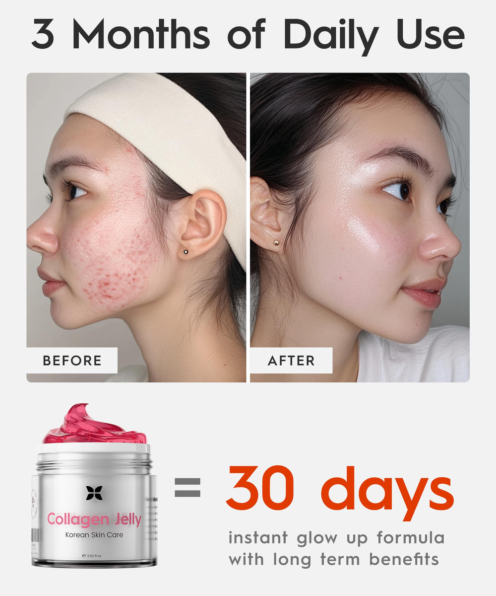 Ingredient view of REVO Collagen Jelly with niacinamide and vitamin C for even tone