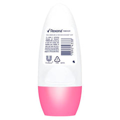 Rexona powder antiperspirant roll-on in action for all-day protection