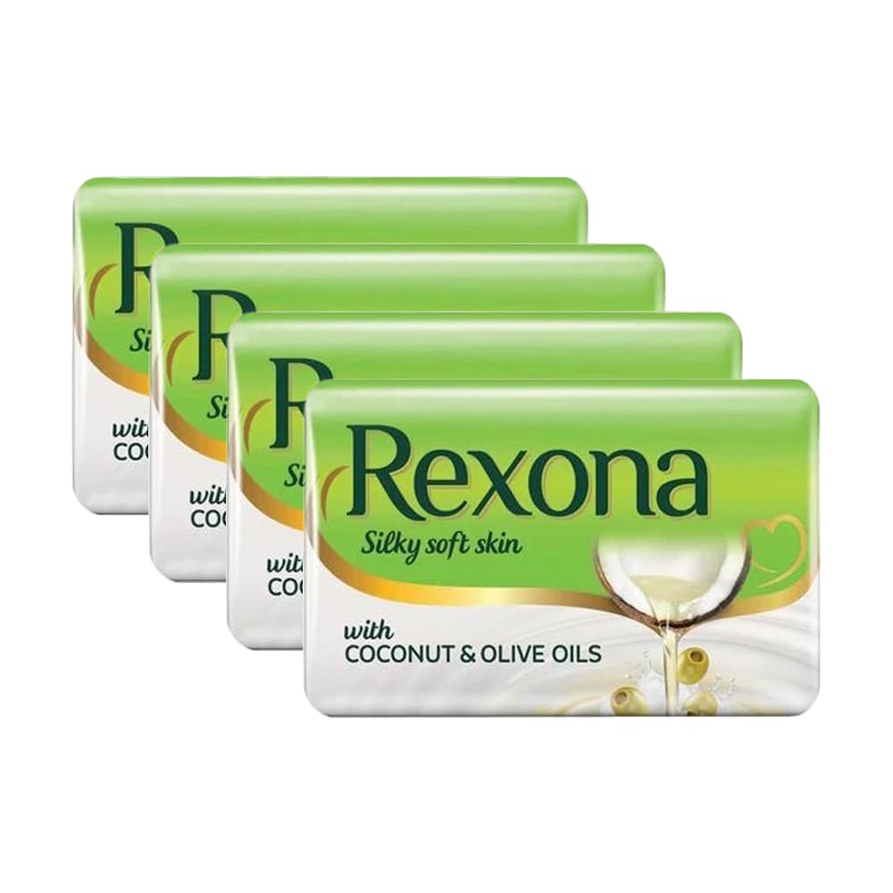 Rexona Silky Soft Skin deodorant stick with coconut and olive oils for daily moisture.