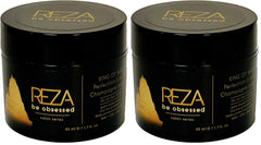 Reza King of Wax bottle front view showing premium styling hold