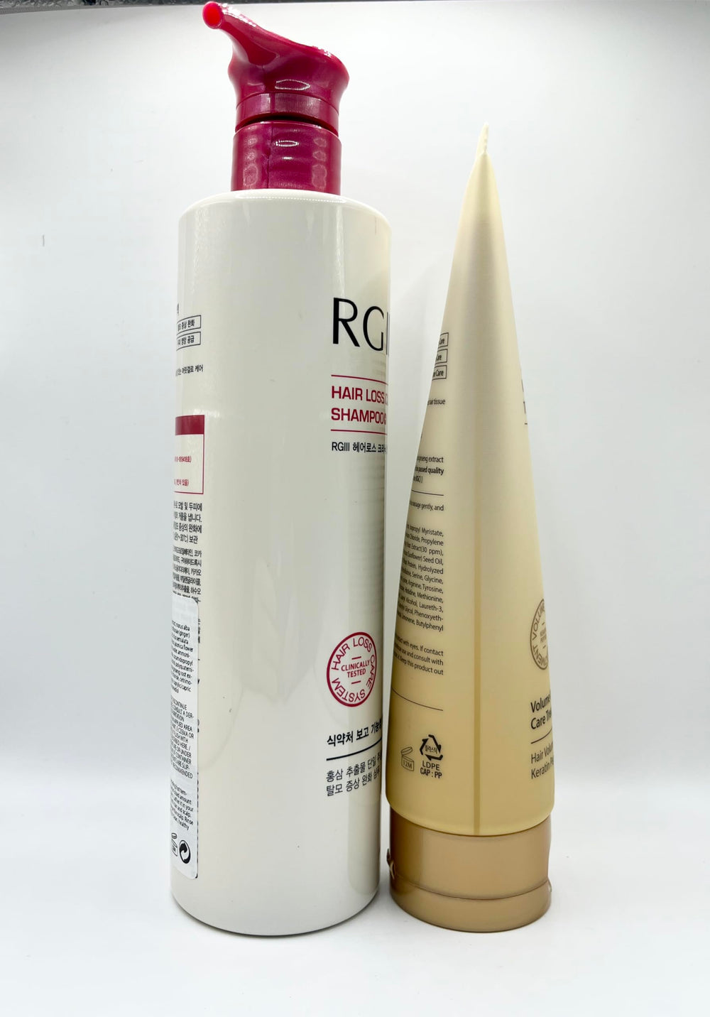 RGIII Made in Korea stamp on bottle.