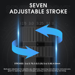 RHEIN RNE40KIT-1 seven stroke settings support versatile line and shading.