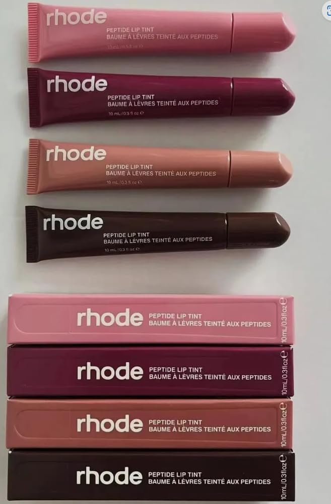 Rhode Peptide Lip Tint Ribbon – glossy sheer color for natural-looking lips.