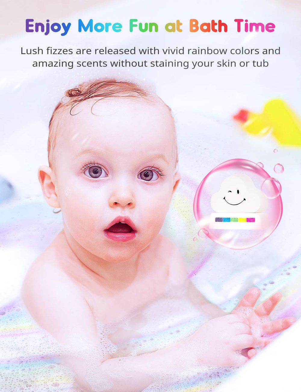 Ribivaul moisturizing bath bomb softens skin after bath
