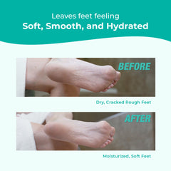 Richenna EZ Foot Cream ingredients map highlighting citrus extracts and urea benefits.