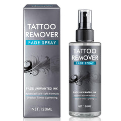 Richie House Tattoo Remover Spray bottle close-up for at-home fading.