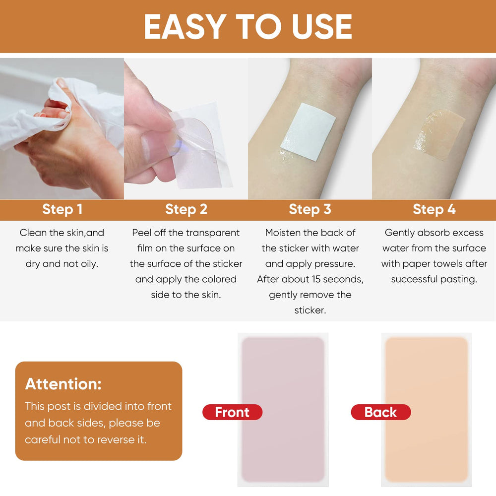 Richie House Tattoo Cover Up Tape breathable material helps comfortable wear.