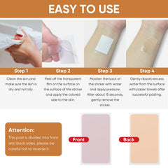 Richie House Tattoo Cover Up Tape breathable material helps comfortable wear.
