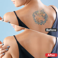 Richie House Tattoo Cover Up Tape close-up on skin-tone blending for natural coverage.