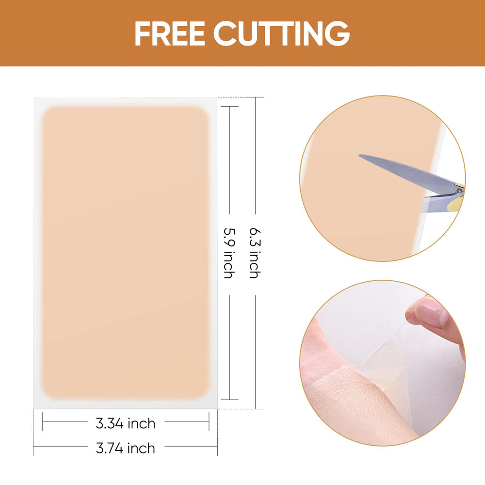 Richie House Tattoo Cover Up Tape cut-to-fit capability for precise shaping.