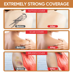 Richie House Tattoo Cover Up Tape on arm application demonstrates precise coverage.