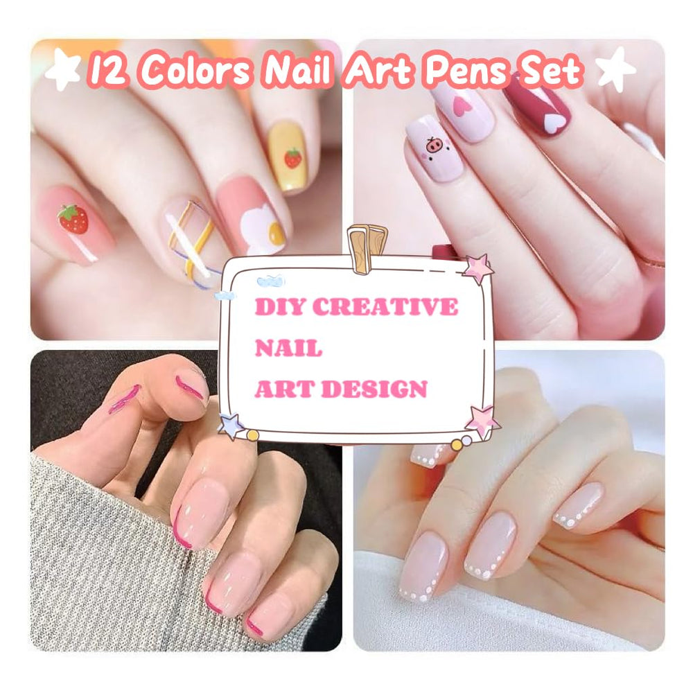 Ricishiy two-box 12 colors display highlights variety for creative nail art