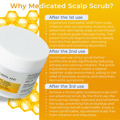 Rida Hair Anti Fungal Scrub foamy lather during shower on scalp