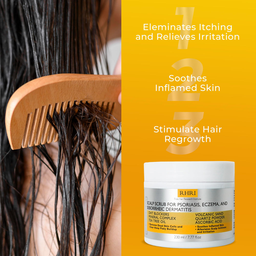 Rida Hair Research Institute mineral complex and tea tree oil for scalp refreshment