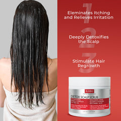 Rida Scalp Scrub result reveals refreshed, clean scalp after use