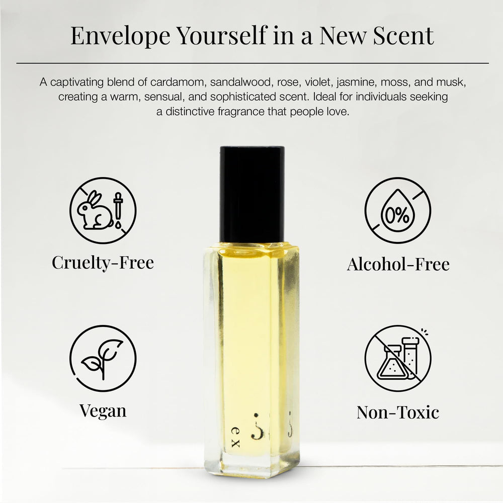 Riddle Ex Roll-On cap application shows easy one-hand use on the go.