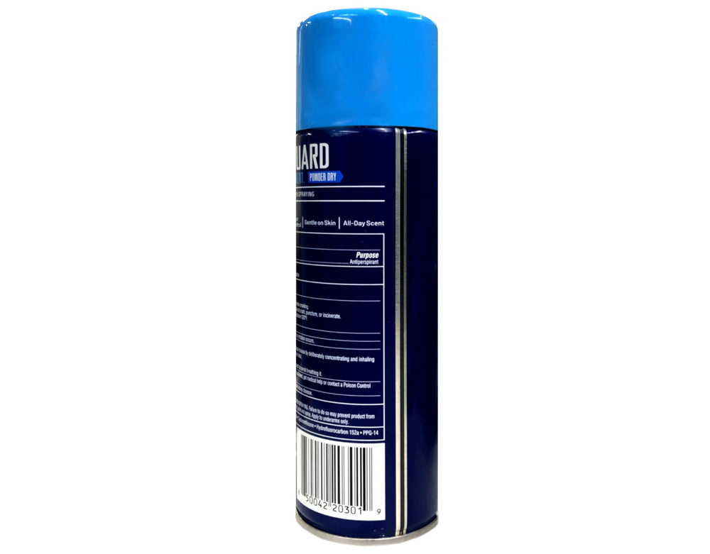 Right Guard Aerosol Sport Powder Dry Cap enables easy one-handed spray