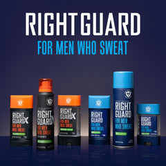 Right Guard Sport Powder Dry Scent drying formula delivers quick freshness after activity