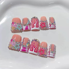 RIICFDD glossy nails suit special occasions from dates to events