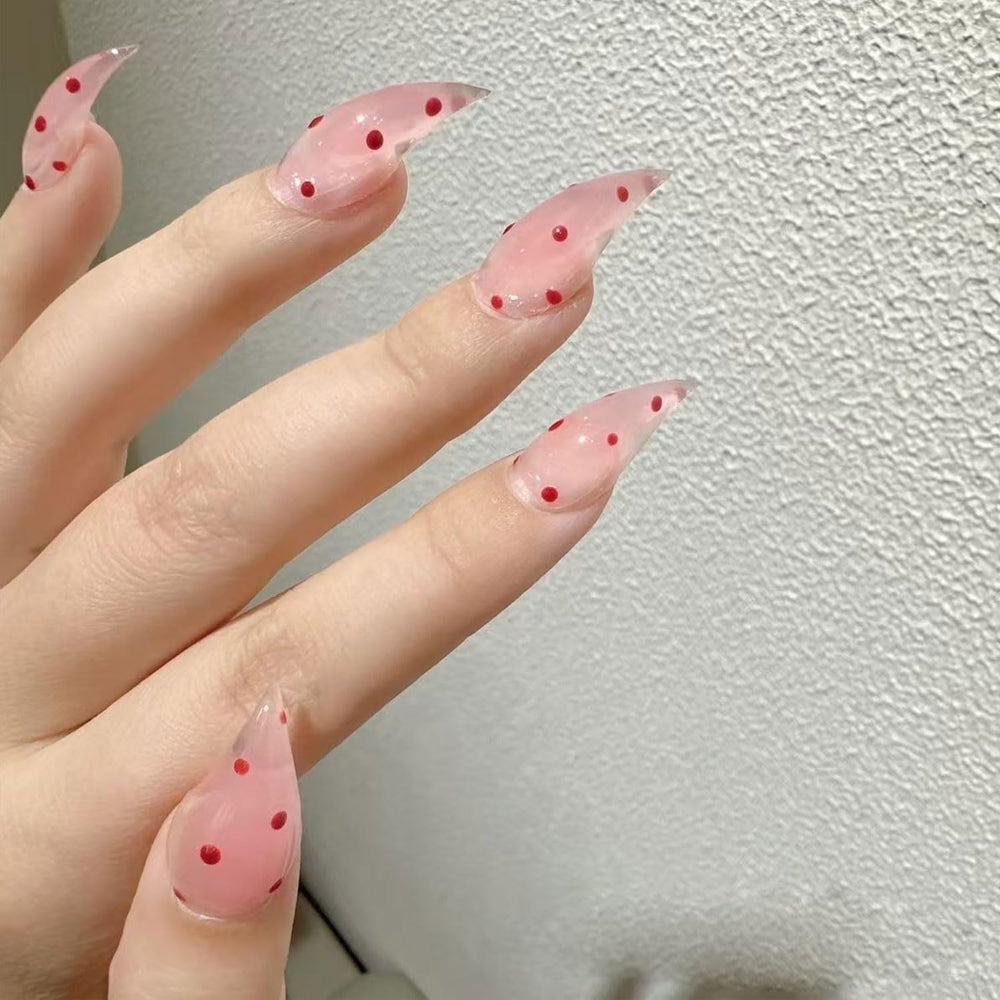 RIICFDD included wooden cuticle stick aiding precise nail application.