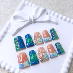 RIICFDD reusable acrylic nails designed for multiple uses and less waste.