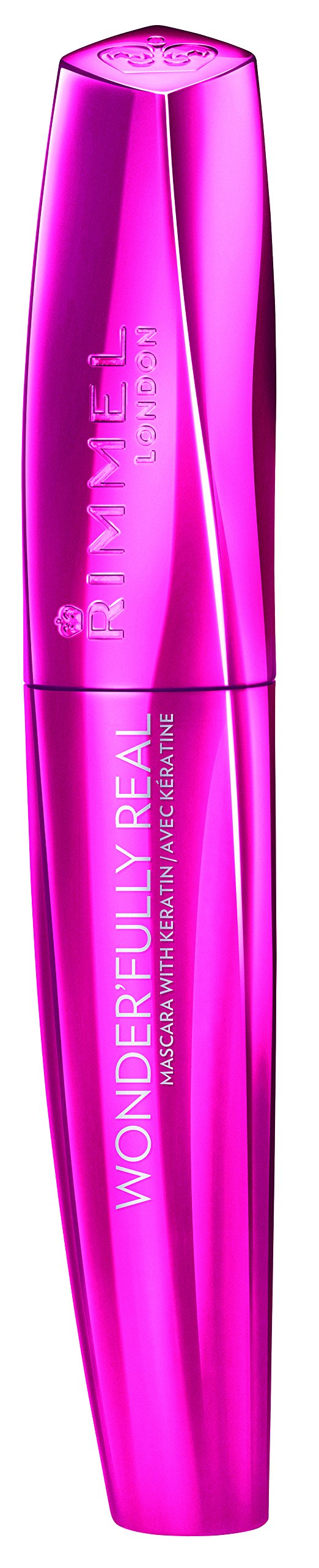 Rimmel Wonder'fully Real Mascara close-up of lash fan and defined volume