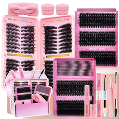 RITALASH lash clusters kit with four boxes offers 3D cat-eye options for versatile looks.