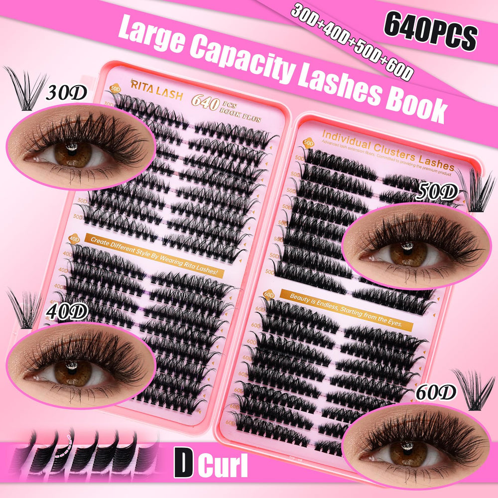 RITALASH lash tweezers offer precision placement for accurate application.