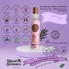 Ritual Botanico thermo-protector 120ml shields hair from heat while keeping shine.
