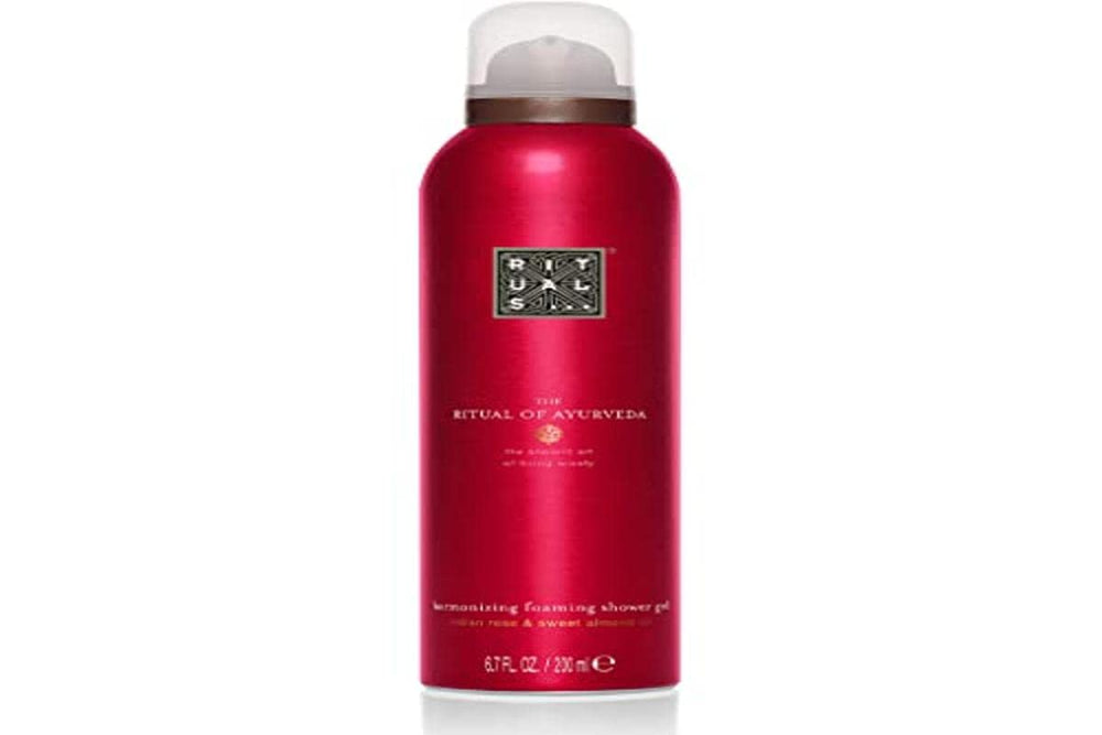 RITUALS The Ritual of Ayurveda Foaming Shower Gel foaming texture with almond oil for silky-soft skin
