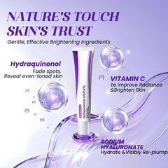 Vegan cruelty-free badge next to Rivocoda Hydraquinonol product
