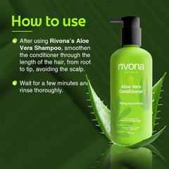 RIVONA NATURALS Conditioner applied to hair for detangling