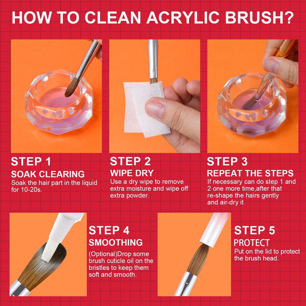RIYUEXING brush care tips: store upright to extend life and performance.