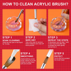 RIYUEXING brush care tips: store upright to extend life and performance.