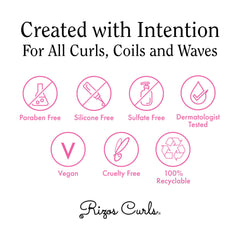 Rizos Curls Color-safe care supports color-treated curls
