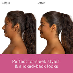 Rizos Curls Hair Wax Stick adds a subtle shine with a lightweight feel.