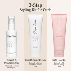 Rizos Curls Light Hold Gel tube provides flexible hold and shine.