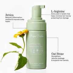 Rizos Curls Thickening Foam adds density to fine hair.