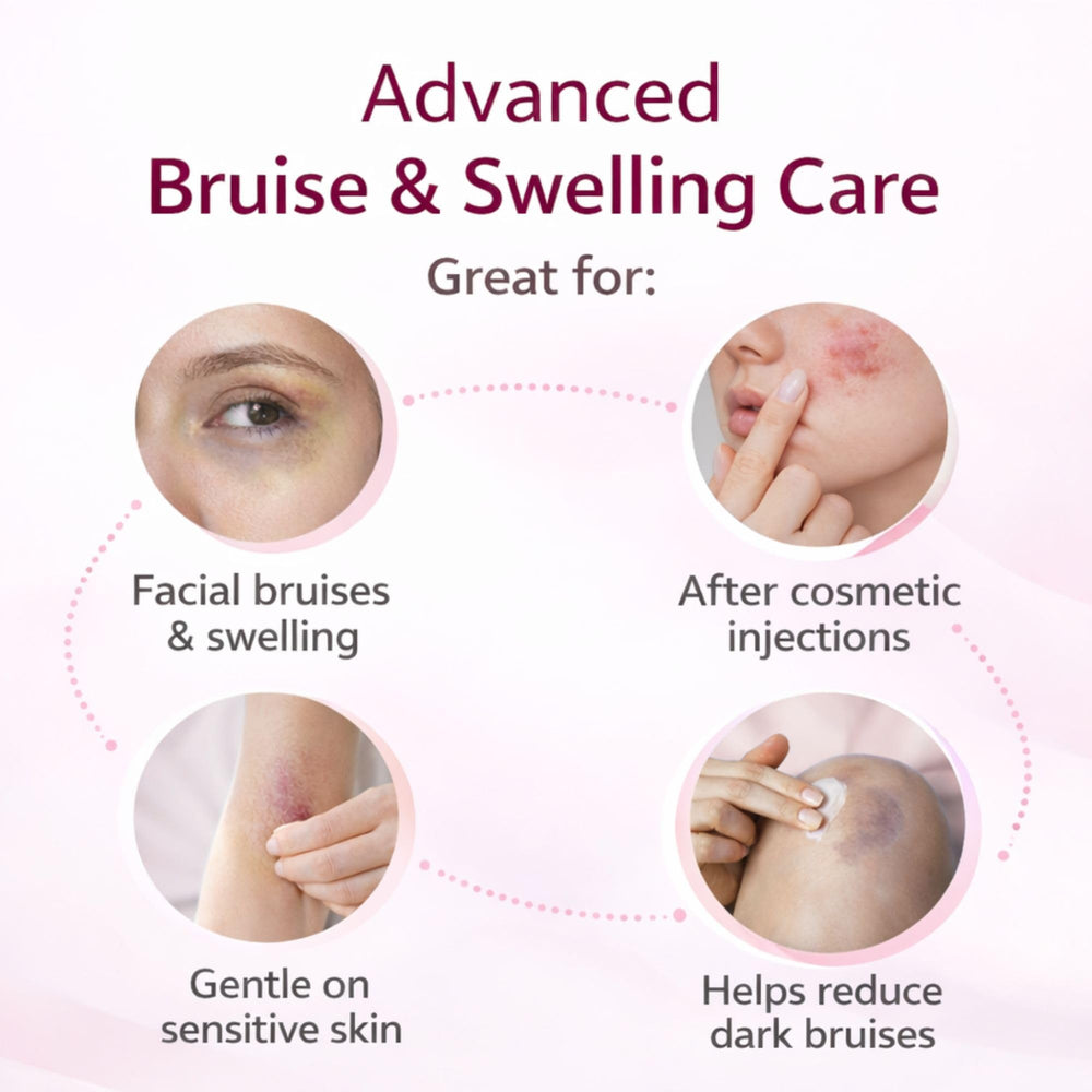 RMCYDS Bruise Cream arm application shows hydrating, firming texture