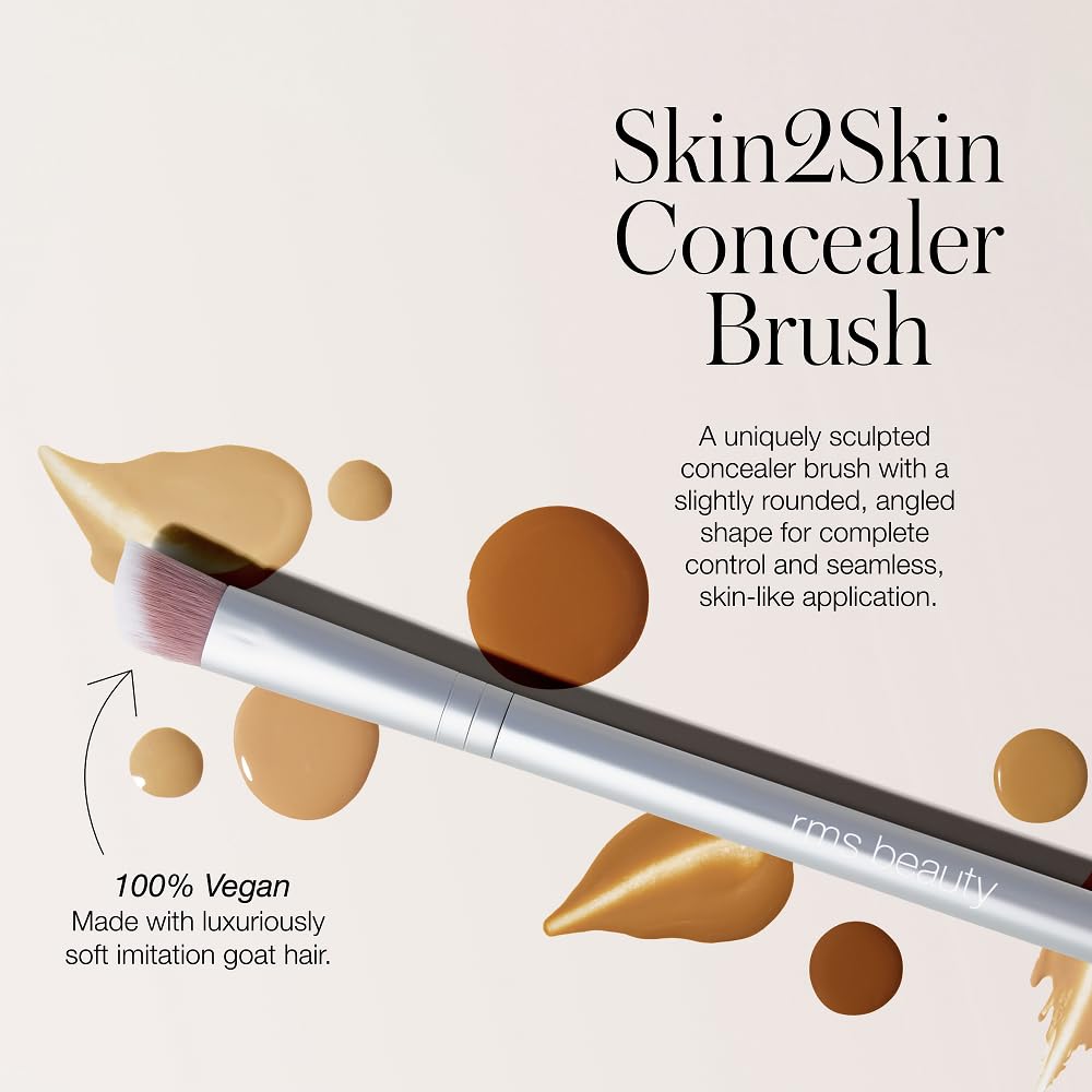 RMS Beauty Skin2Skin concealer blending action demonstrates smooth, even coverage.
