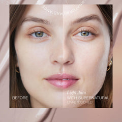 Close-up texture of RMS Beauty serum shows feather-light blendability