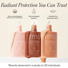 RMS Beauty Supernatural Radiance Serum SPF 30 tinted glow on skin