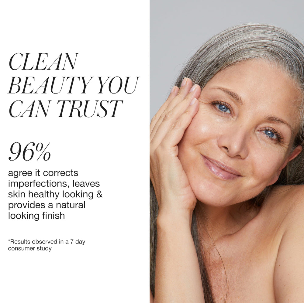 Blemish coverage example using RMS Beauty UnCoverup for natural look